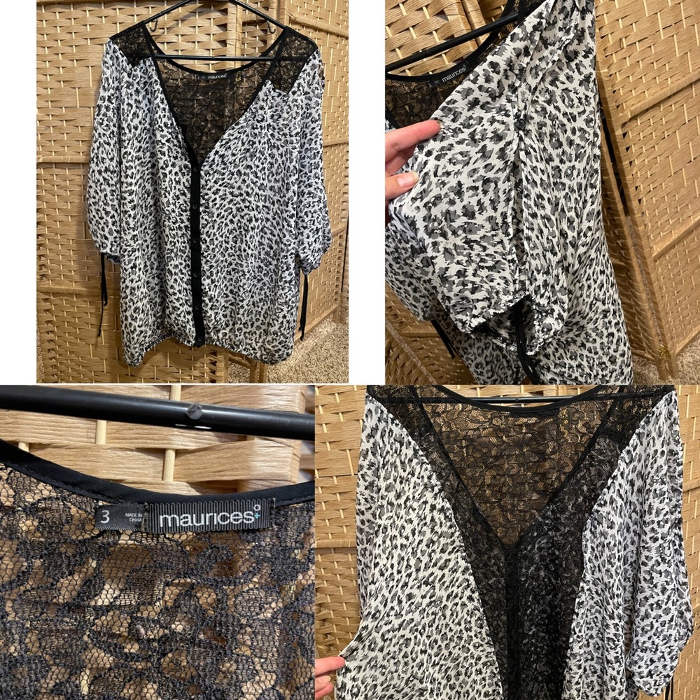 Maurices 3X lace top